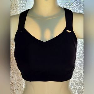 Moving comfort black sports bra size 34DD